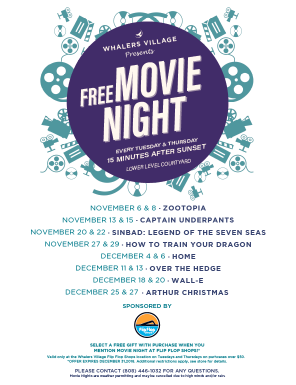 Movie Night at Whalers Village @ Whalers Village